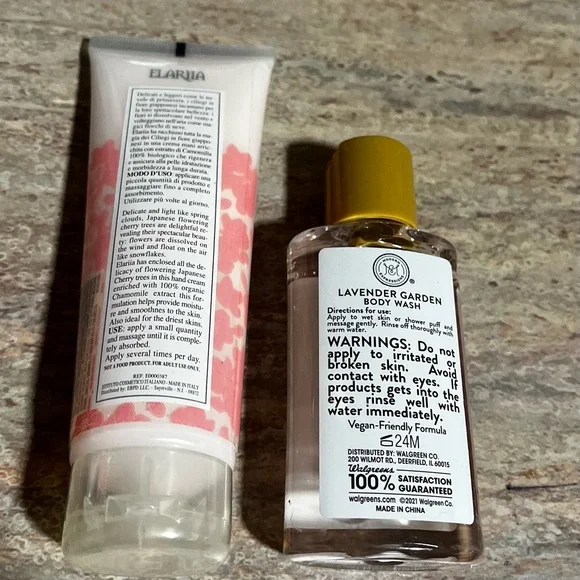 Elariia Cherry Blossom Hand Cream & Bonus Lavender Garden Body Wash - Picture 6 of 6
